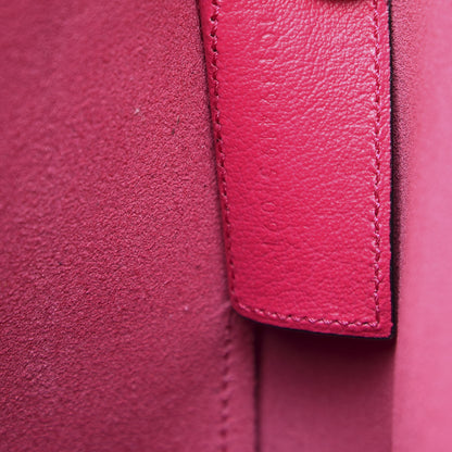 Saint Laurent Calfskin Large Shopping Tote Fuchsia 9 of 12