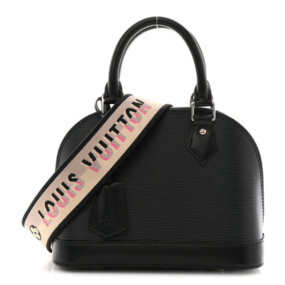 Louis Vuitton Epi Jacquard Alma BB Black 1 of 11