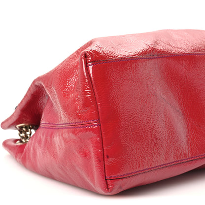 Gucci Vernice Naplack Medium Soho Chain Shoulder Bag Bright Bouganville Bright Bouganville 9 of 11