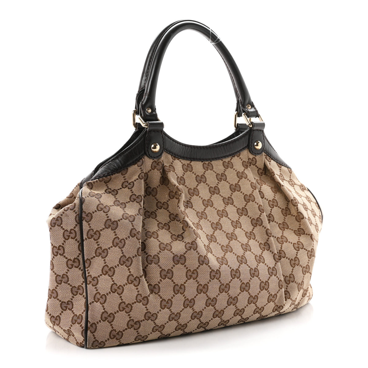 Gucci Monogram Medium Sukey Tote Dark Brown 3 of 11