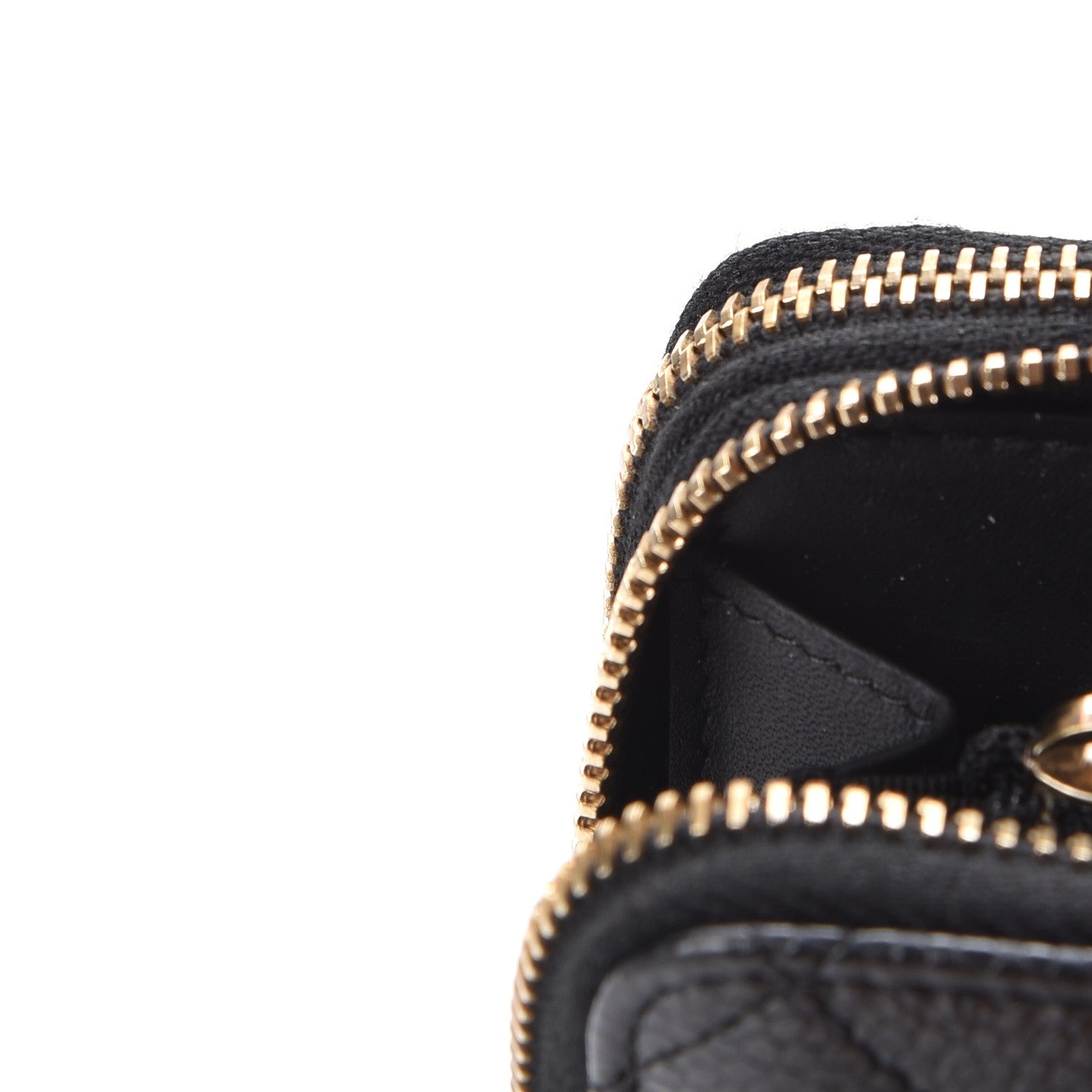 Chanel Caviar Quilted Large Zip Around Wallet Black 12 of 12