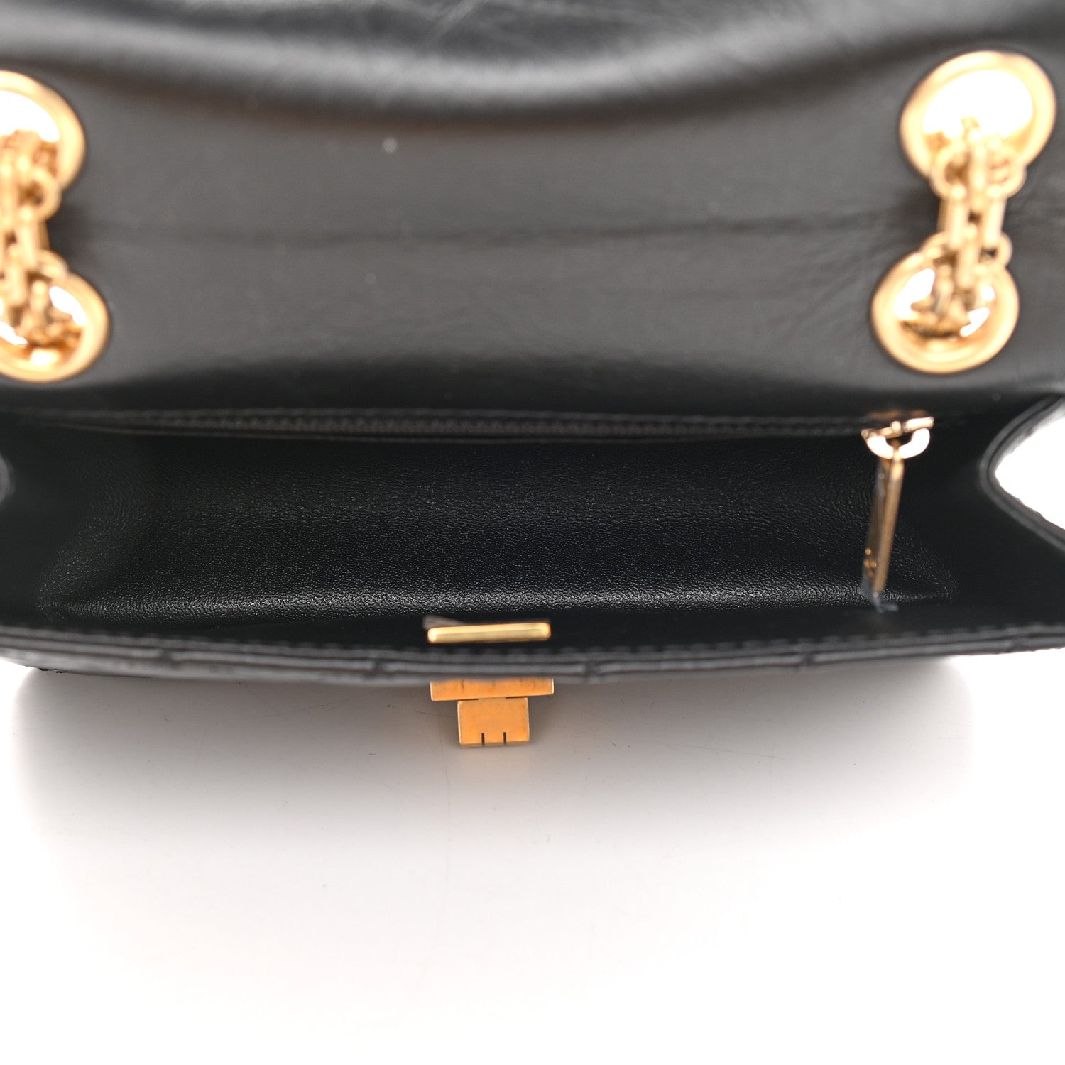 Chanel Aged Calfskin Quilted 2.55 Reissue Mini Flap Black 5 of 9