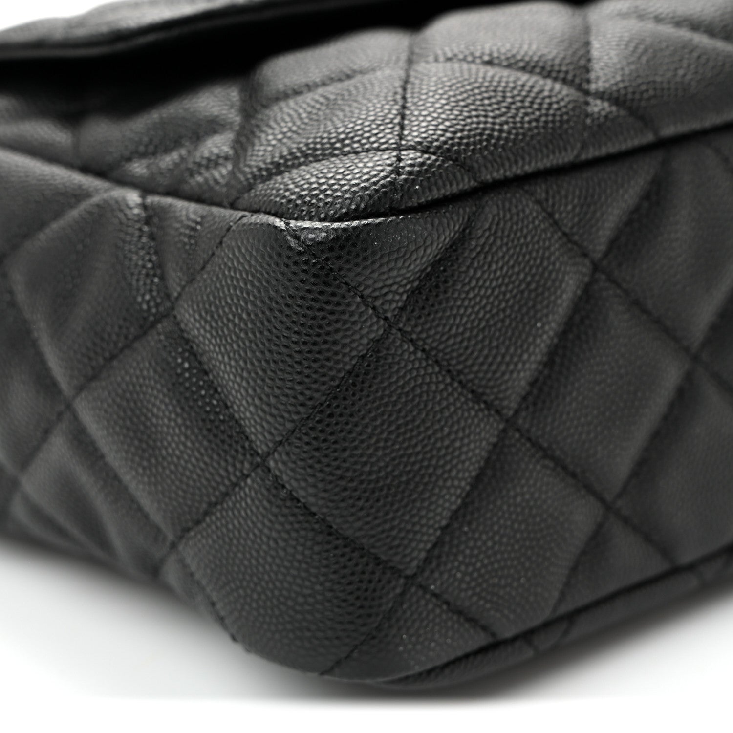 Chanel Caviar Quilted Wavy CC Hobo Black 8 of 9