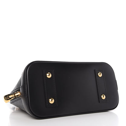 Louis Vuitton Epi Blooming Flowers Alma BB Black 4 of 9