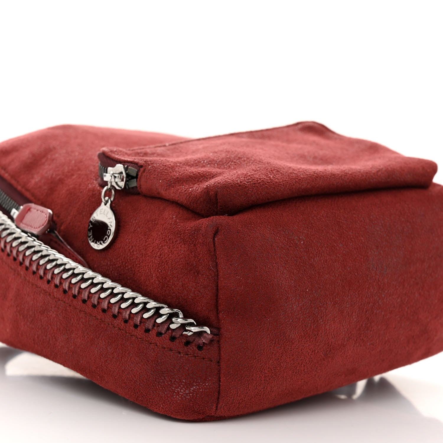 Stella McCartney Shaggy Deer Mini Falabella Backpack Ruby 9 of 13