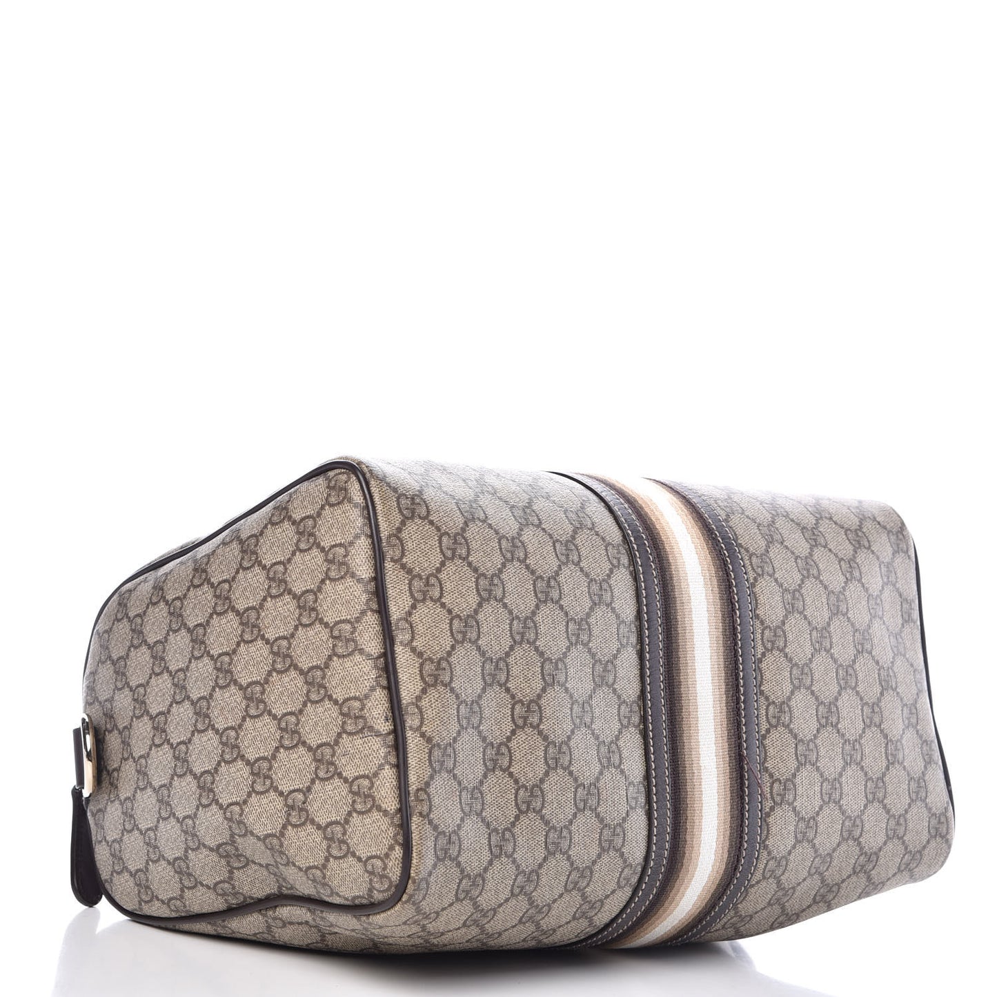 GG Plus Monogram Web Medium Joy Boston Dark Brown