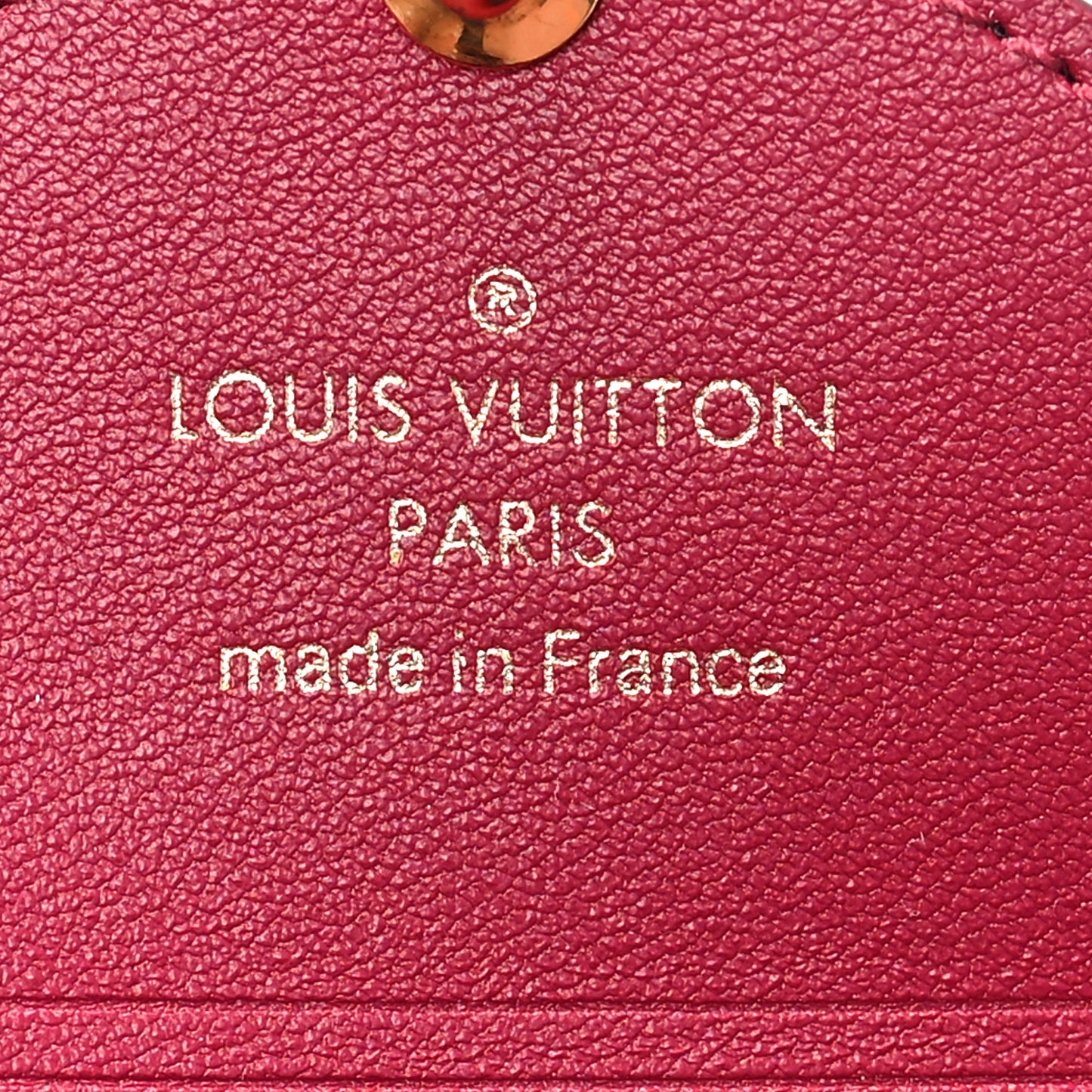 Monogram Small Kirigami Pochette Insert Fuchsia