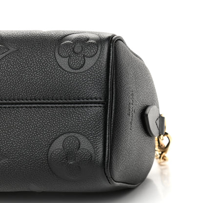 Louis Vuitton Empreinte Monogram Giant Speedy Bandouliere 20 Black 8 of 8
