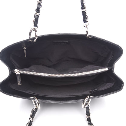 Chanel Caviar Quilted Grand Shopping Tote GST Black 6 of 16