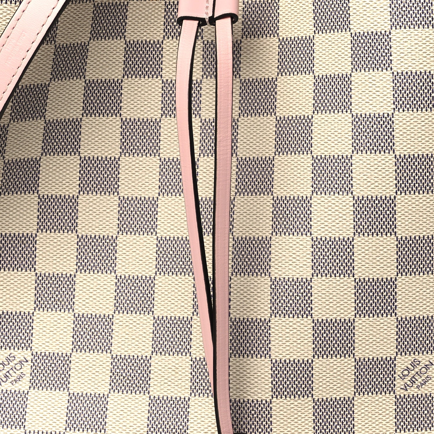 Louis Vuitton Damier Azur Neonoe MM Eau De Rose 7 of 9