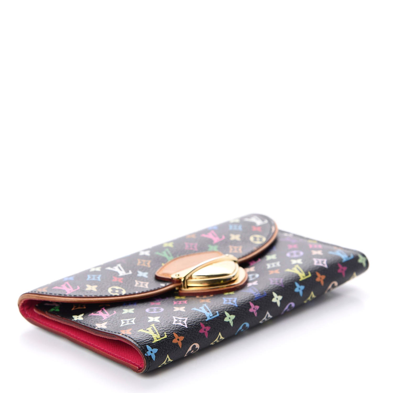 Louis Vuitton Monogram Multicolor Eugenie Wallet Black Grenade 4 of 11