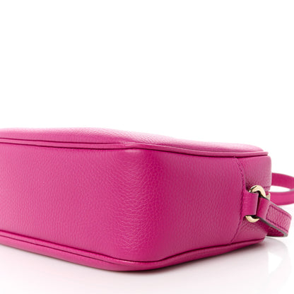 Gucci Cellarius Calfskin Small Soho Disco Bag Bright Bouganville 11 of 11
