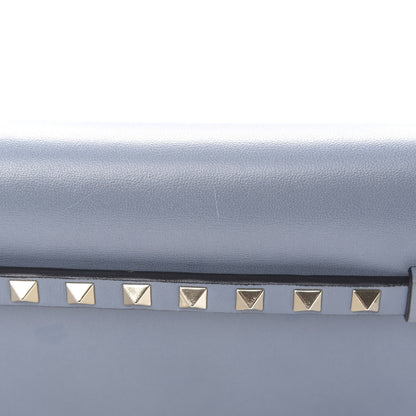 Valentino Garavani Nappa Rockstud Wristlet Clutch Grey 11 of 12