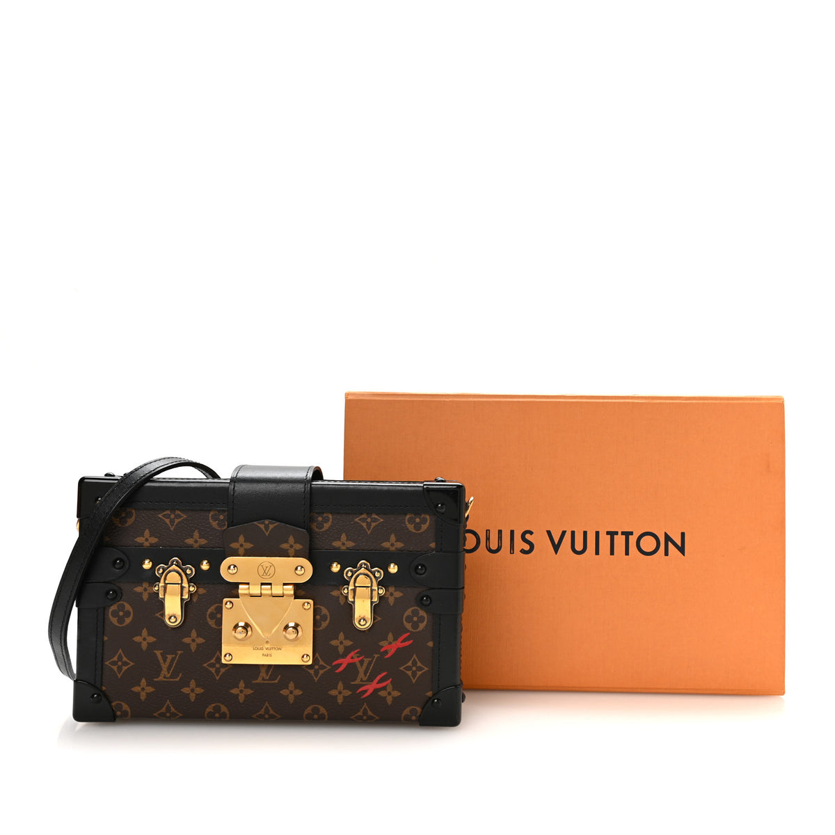 Louis Vuitton Monogram Petite Malle Black 11 of 12