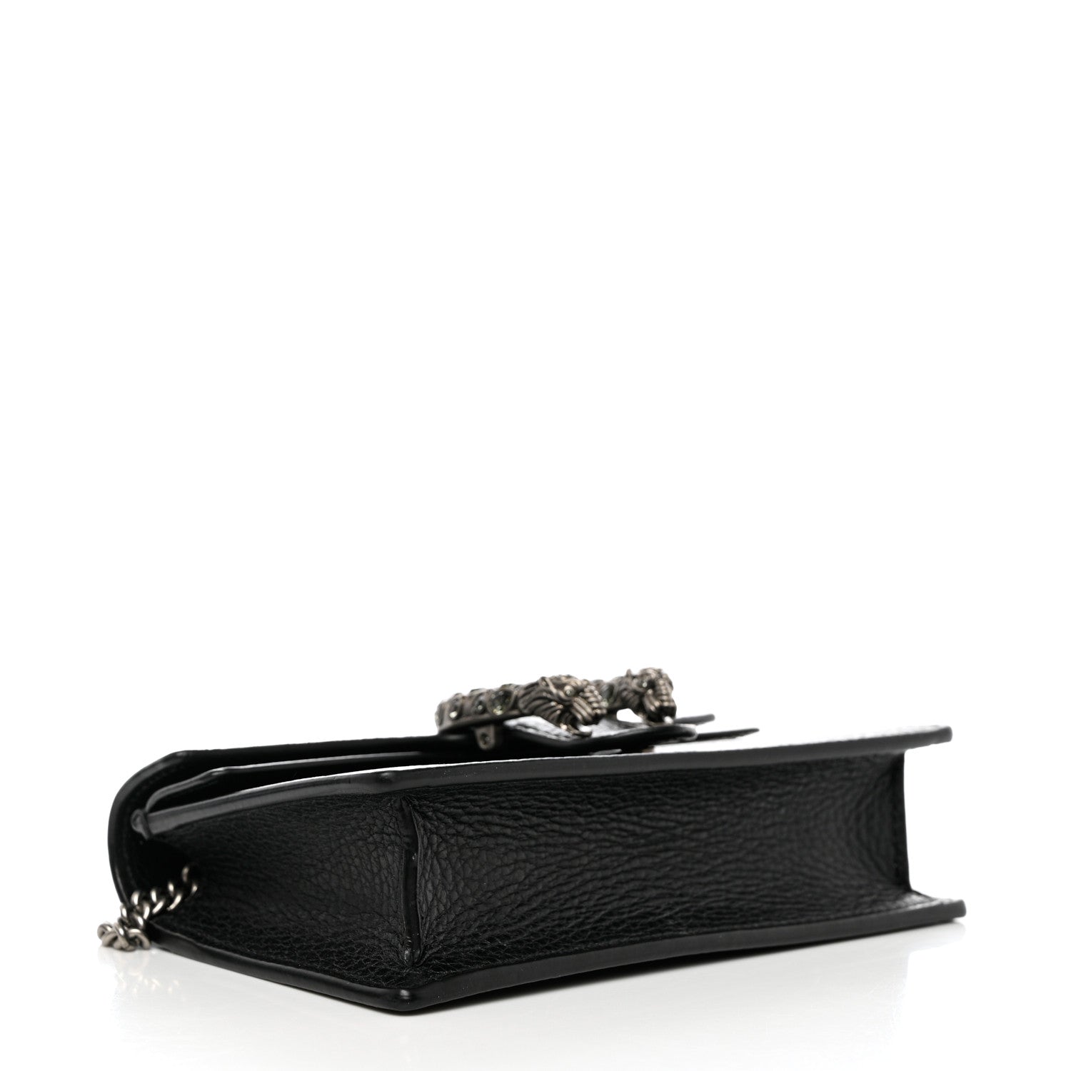 Gucci Calfskin Super Mini Dionysus Shoulder Bag Black 4 of 9