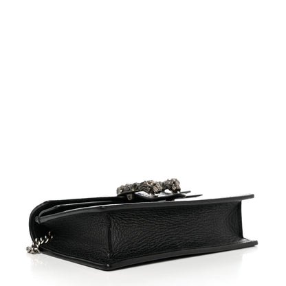 Gucci Calfskin Super Mini Dionysus Shoulder Bag Black 4 of 9