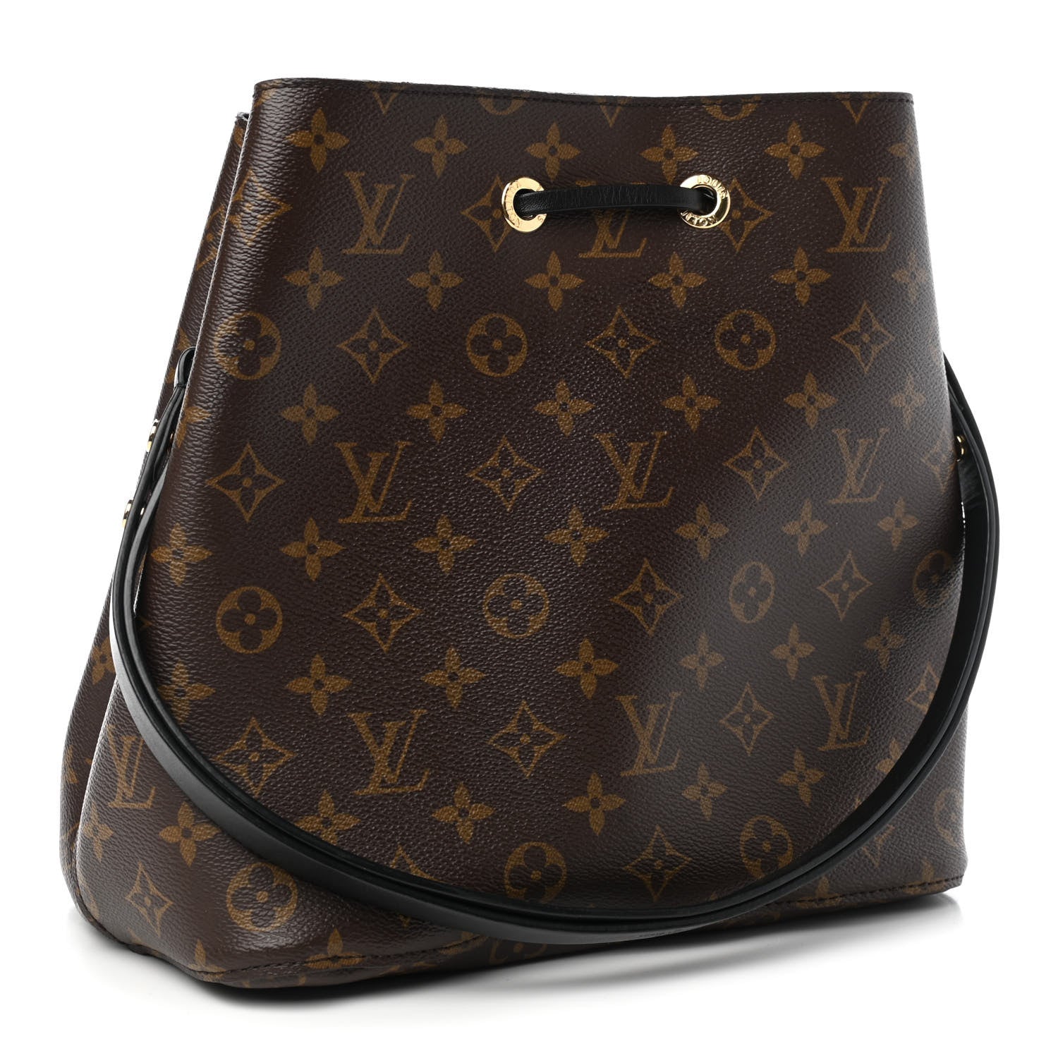 Louis Vuitton Monogram Neonoe MM Black 3 of 9
