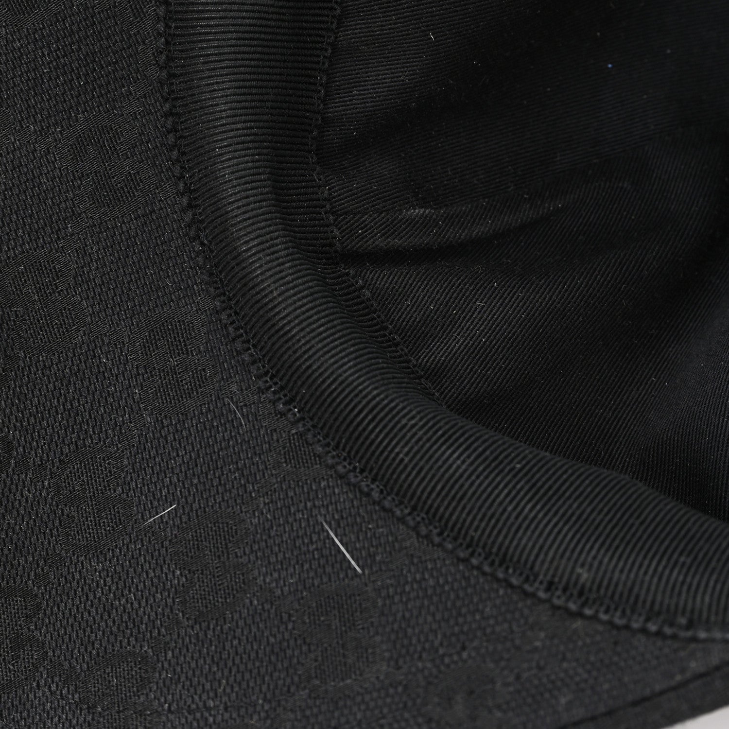 Gucci Monogram Textured Dollar Calfskin Zeno Baseball Hat XL Black 10 of 10