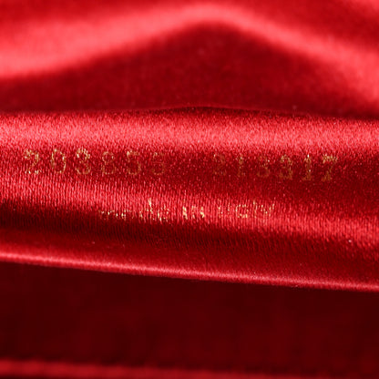 Saint Laurent Textured Patent Monogram Large Belle De Jour Clutch Red 7 of 8