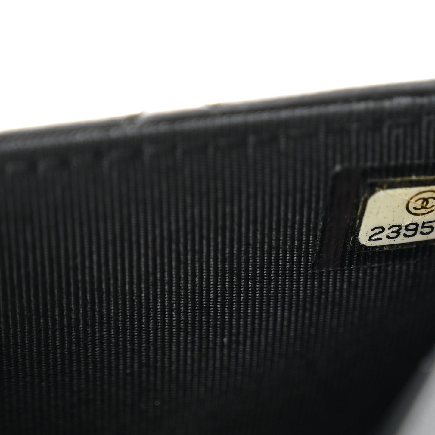 Lambskin Quilted Wallet On Chain WOC Black