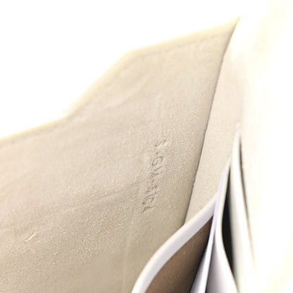 Celine Smooth Calfskin Travel Clutch White 8 of 11