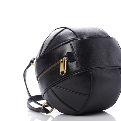 Gucci Piuma Lux Energy Tifosa Basketball Shaped Shoulder Bag Black 6 of 11