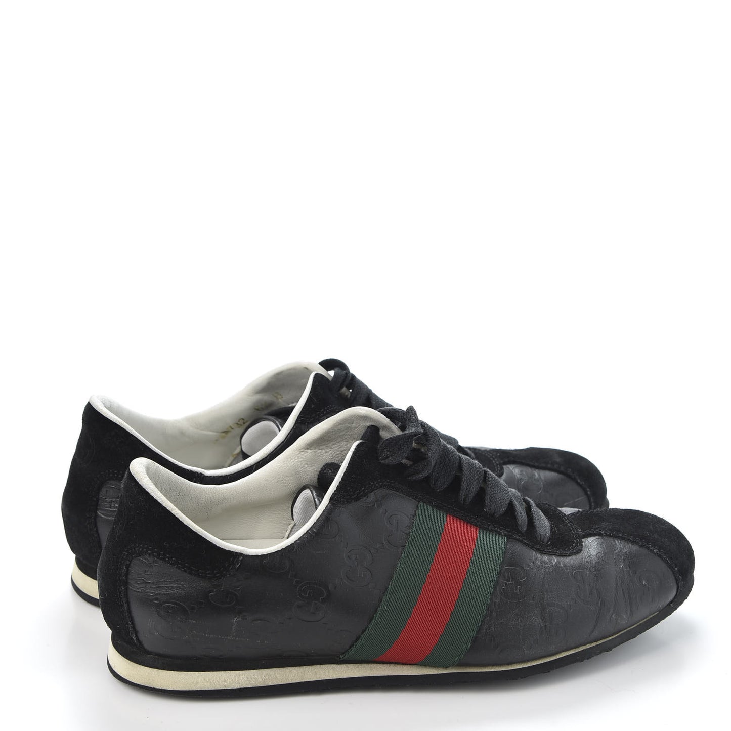 Guccissima Web Sneakers 6.5 Black