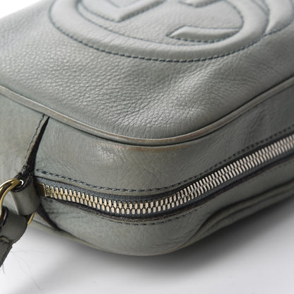 Gucci Pebbled Calfskin Small Soho Disco Bag Light Blue 8 of 19