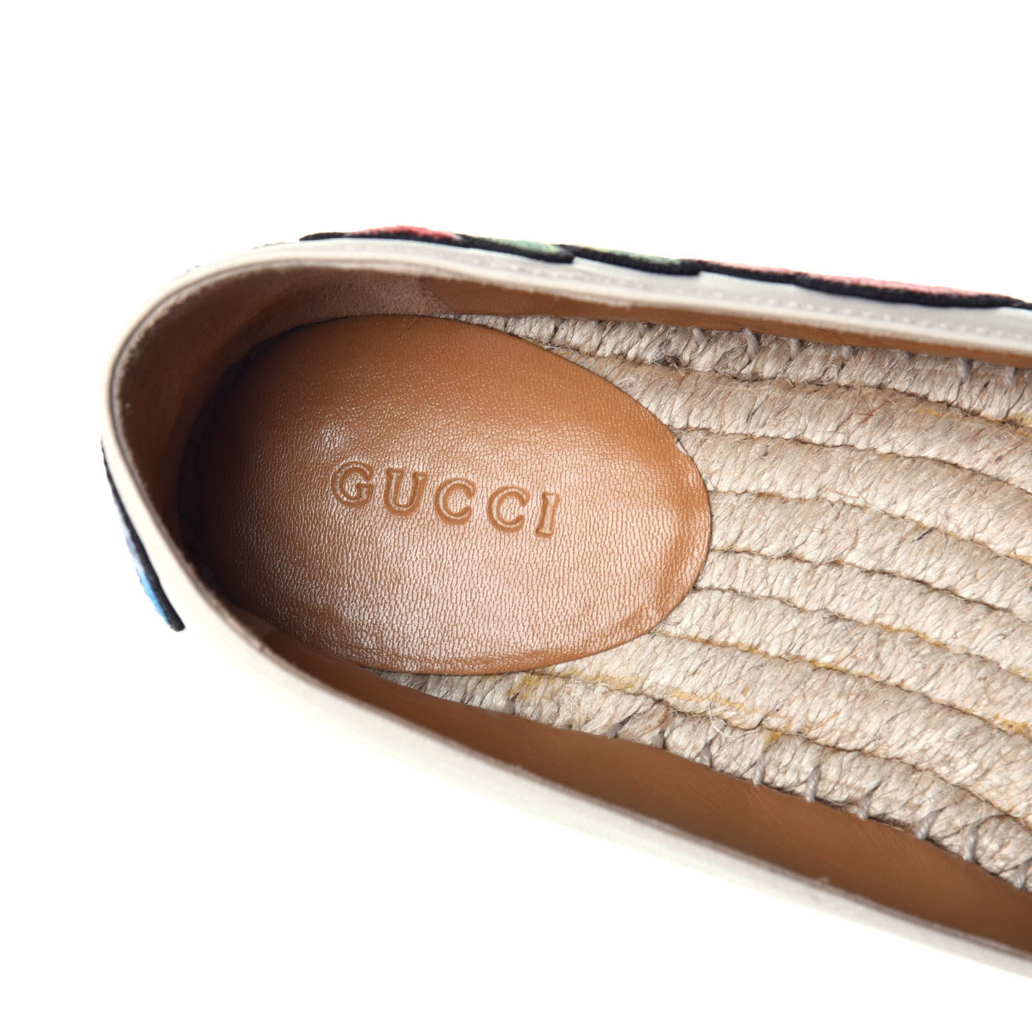 Gucci Nappa Ophelia Espadrilles 36 Mystic White 7 of 9
