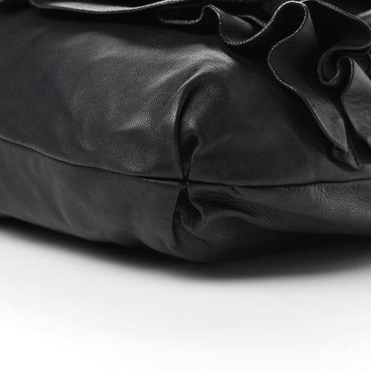 Valentino Garavani Nappa Pleated Tote Black 9 of 17