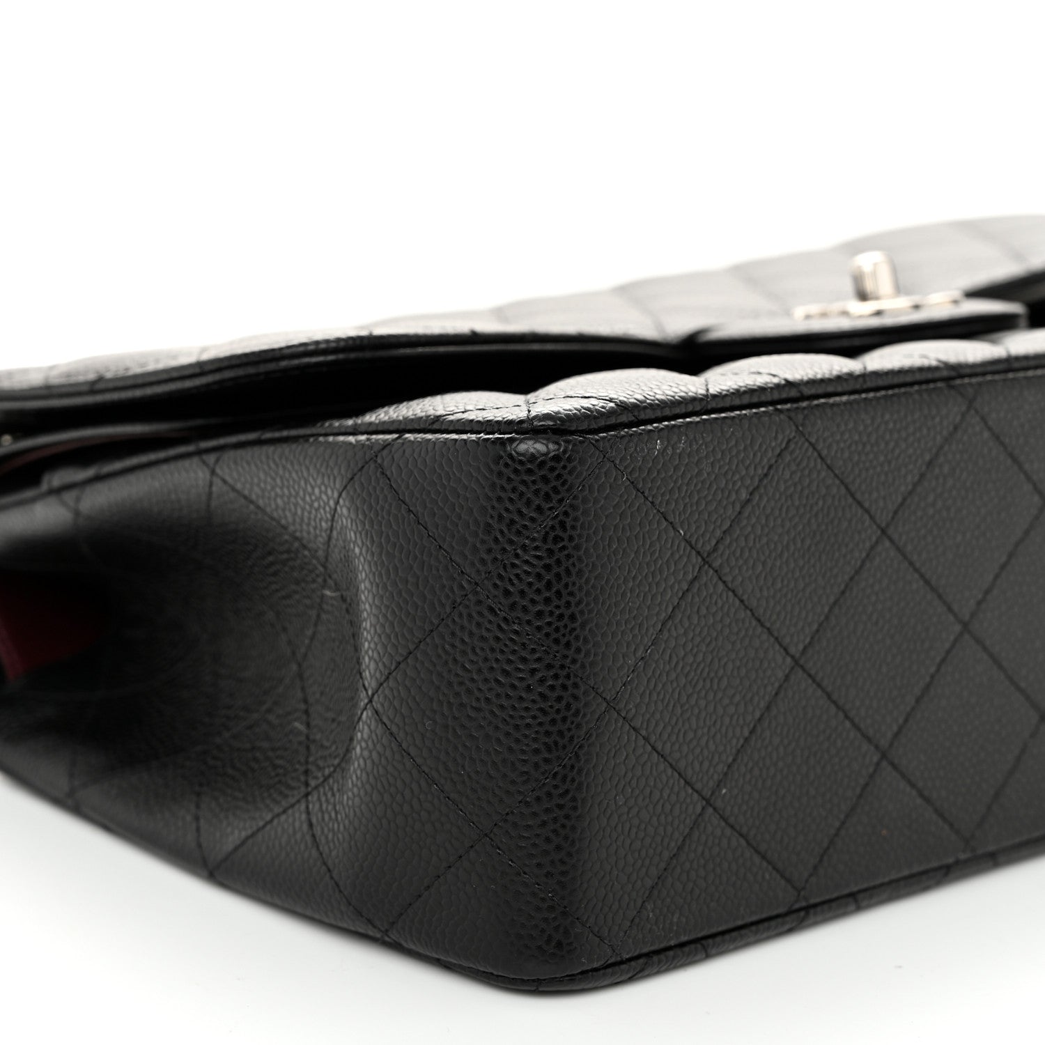 Chanel Caviar Quilted Jumbo Double Flap Black 9 of 11