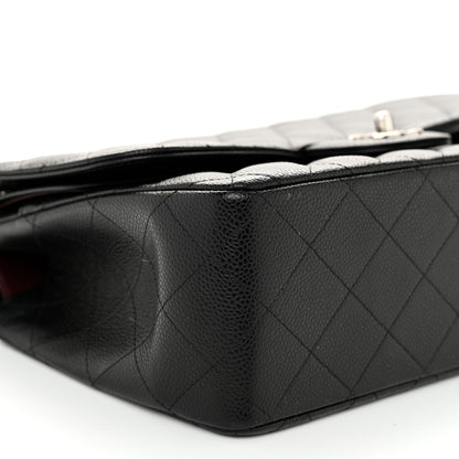 Chanel Caviar Quilted Jumbo Double Flap Black 9 of 11