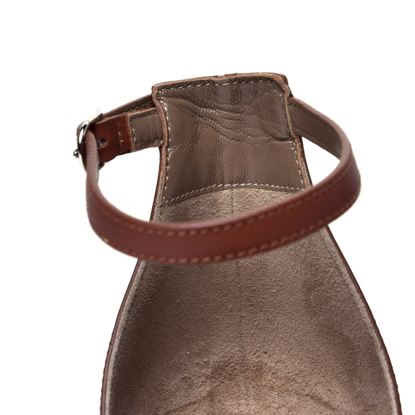 Calfskin Legend Wedge Sandals 40.5 Gold