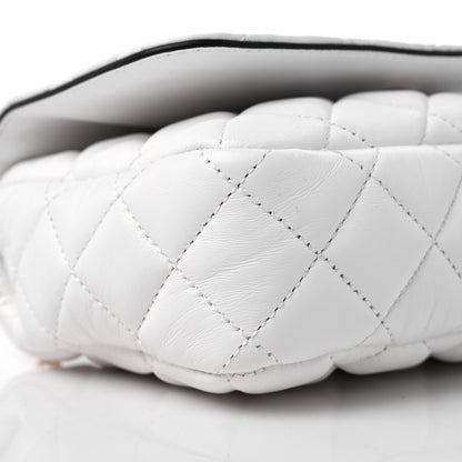 Versace Nappa Quilted Small Medusa Chain Crossbody White 8 of 9