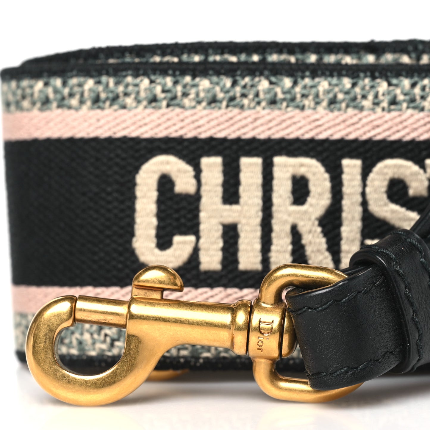 Canvas Embroidered Shoulder Strap Rose Multicolor