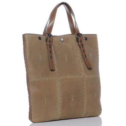 Bottega Veneta Woven Shagreen Stingray Tote 3 of 8