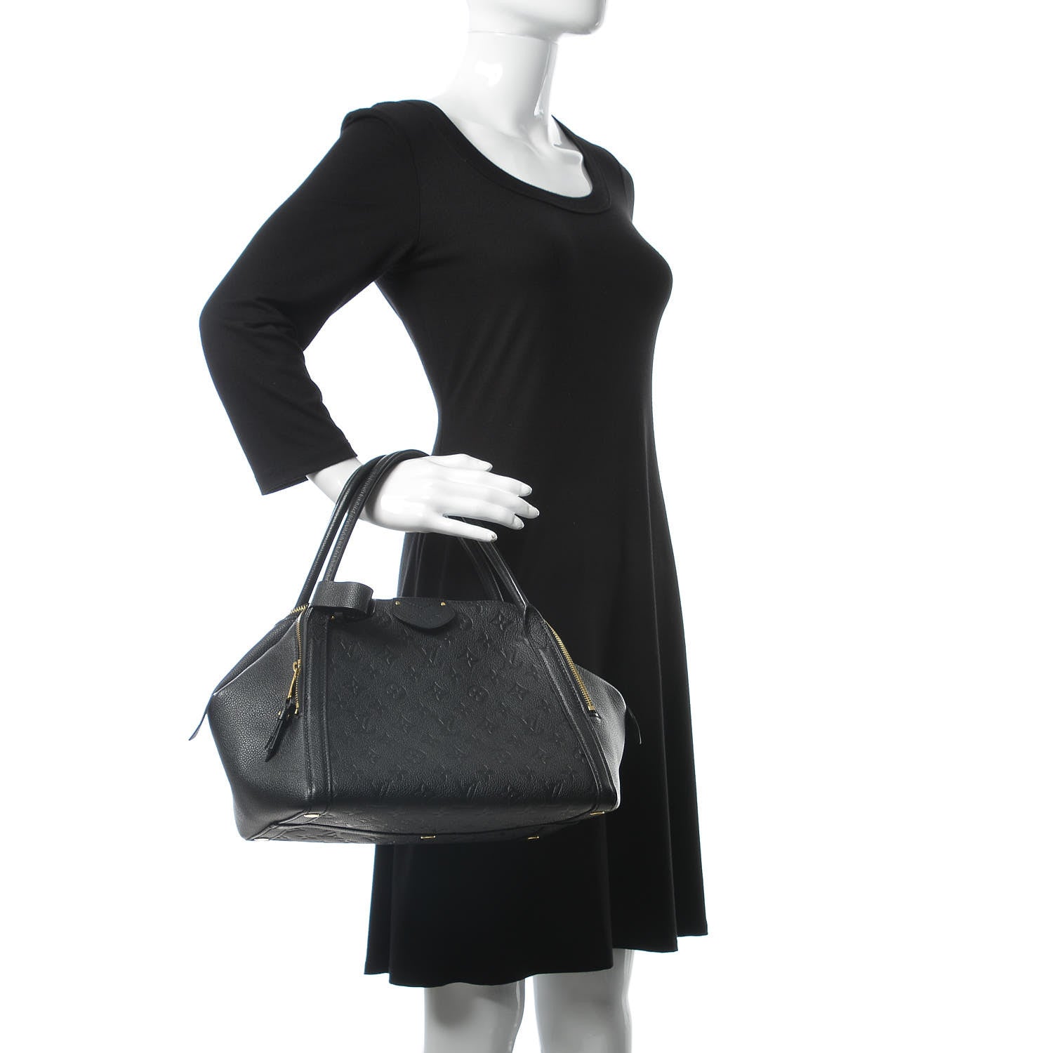 Louis Vuitton Empreinte Marais MM Black 2 of 13