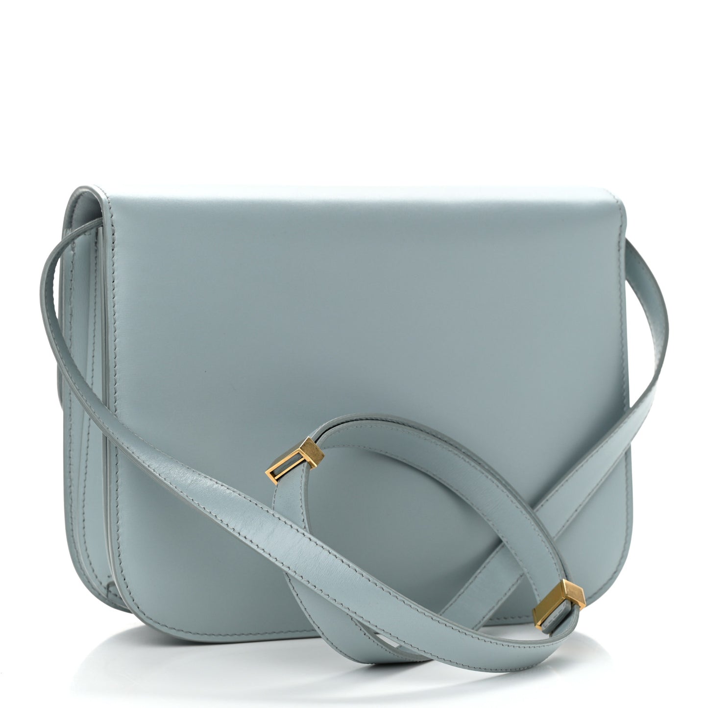 Box Calfskin Medium Classic Box Flap Bag Slate