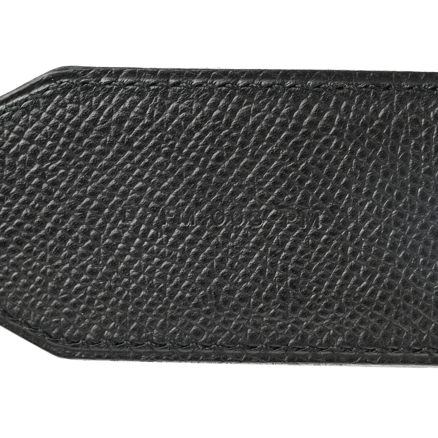 Epsom 30mm Hexagone Tressage Shoulder Strap Black Craie