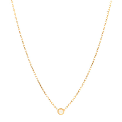 Cartier 18K Yellow Gold Diamond SM D'Amour Pendant Necklace 1 of 7