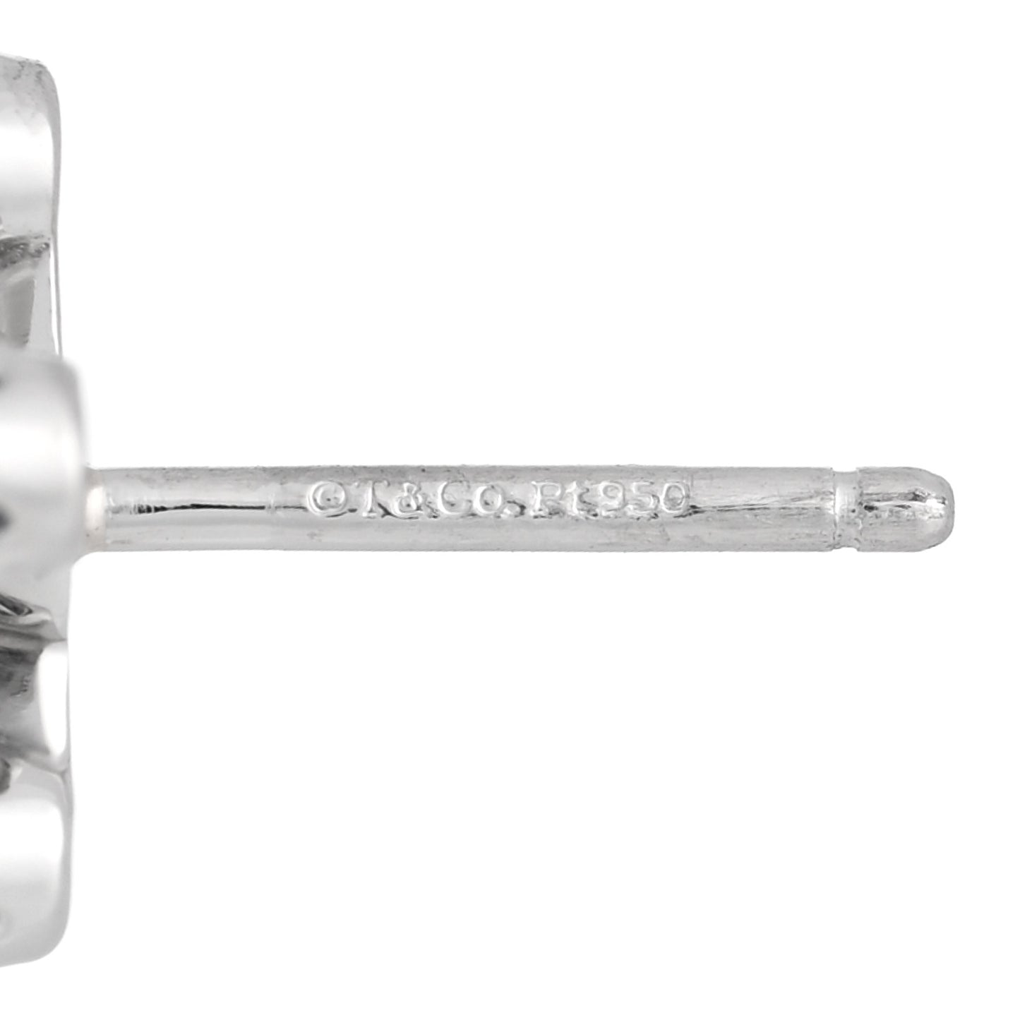 Platinum Blue Sapphire Schlumberger Lynn Earrings