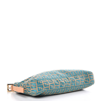 Fendi Zucchino Pochette Blue 4 of 10