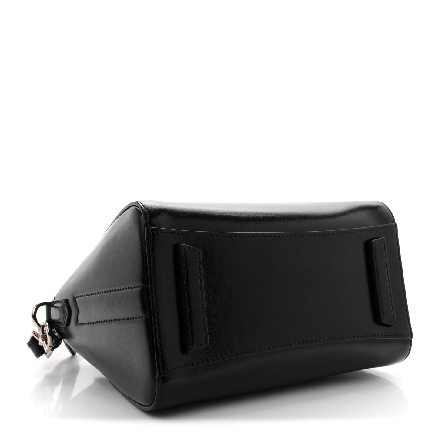 Shiny Lord Calfskin Mini Antigona Black