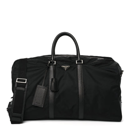 Prada Tessuto Nylon Saffiano Duffle Black 1 of 9