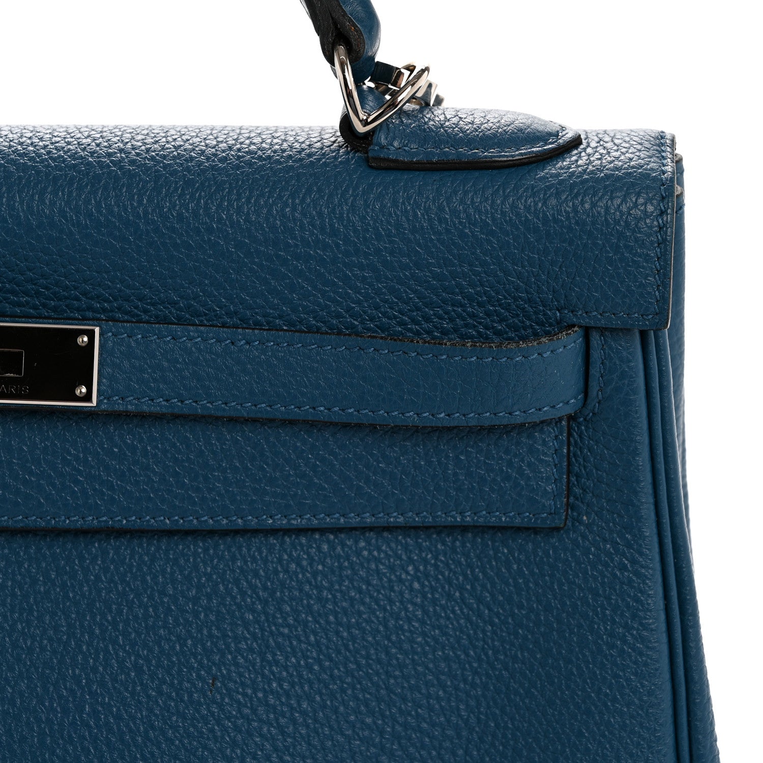 Hermes Togo Kelly Retourne 32 Bleu de Galice 25 of 29