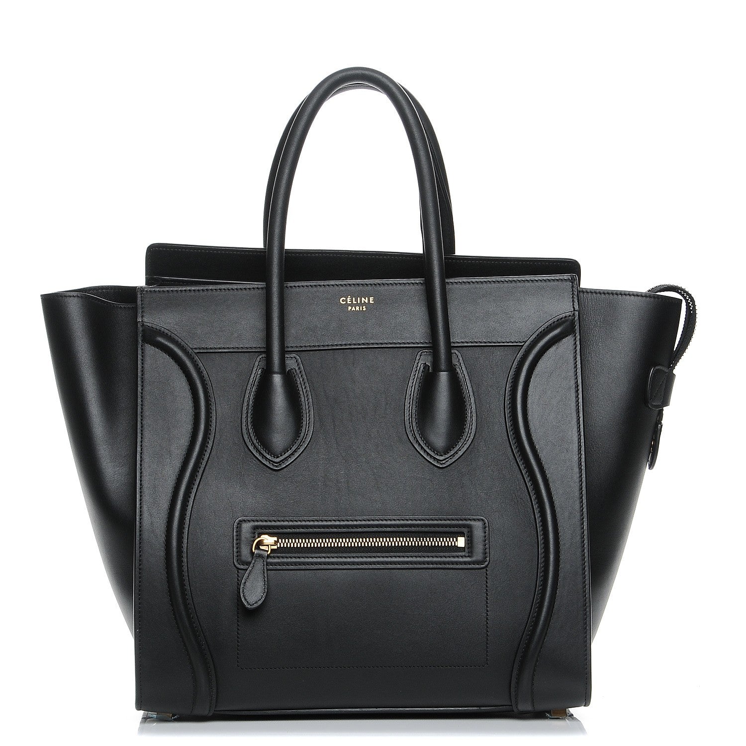 Celine Smooth Calfskin Mini Luggage Black 1 of 8