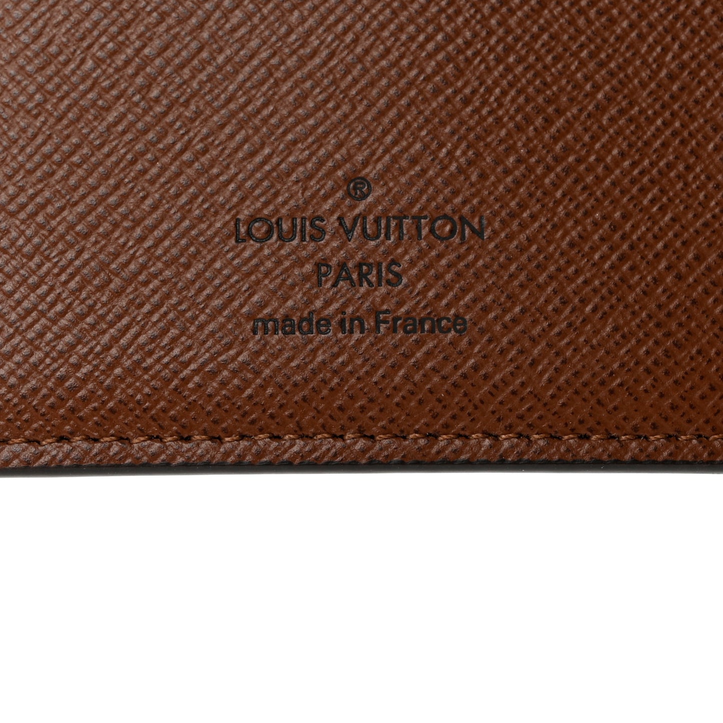 Monogram Checkbook Holder Case Wallet