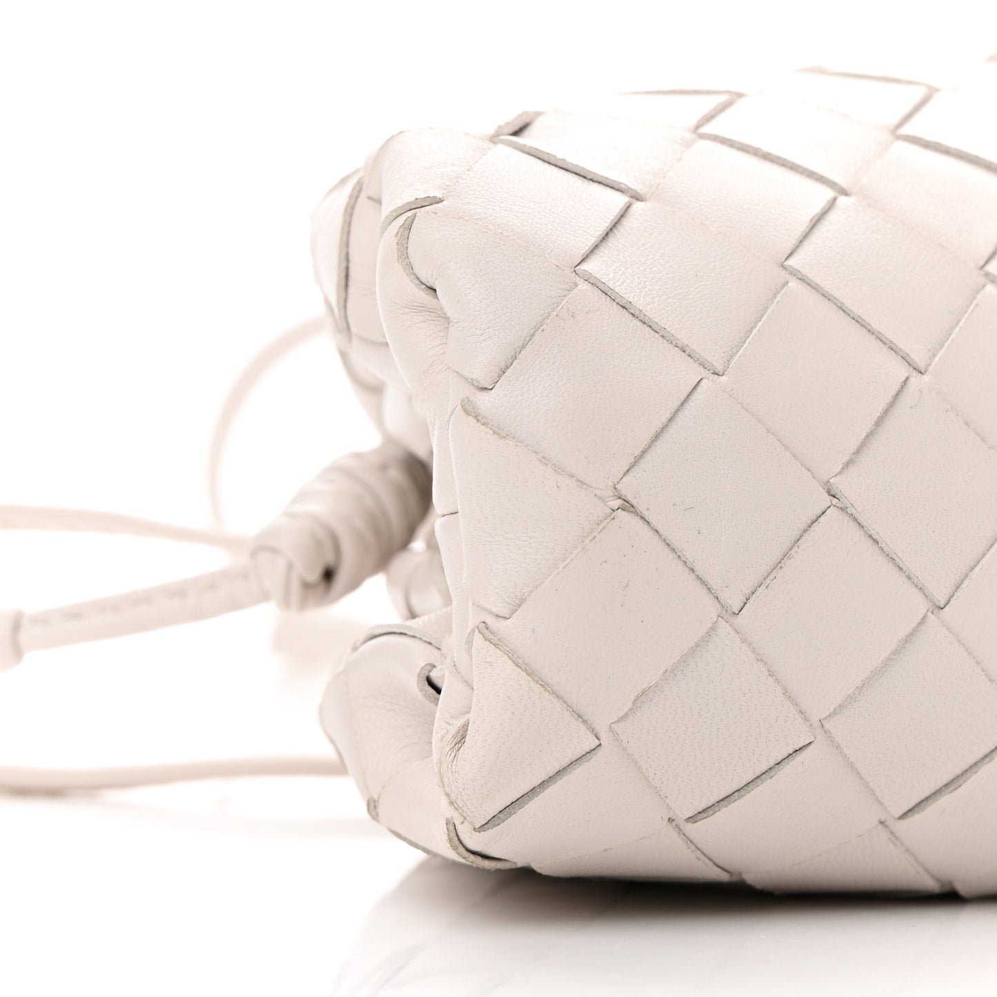 Nappa Intrecciato The Mini Pouch Chalk