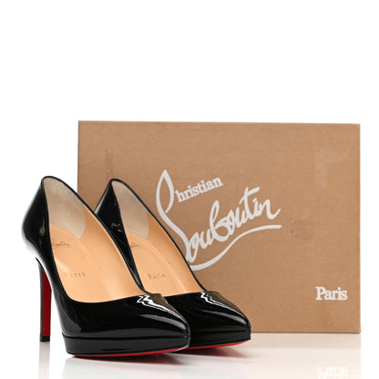 Christian Louboutin Patent Pigalle Plato 100 Pumps 36 Black 9 of 9