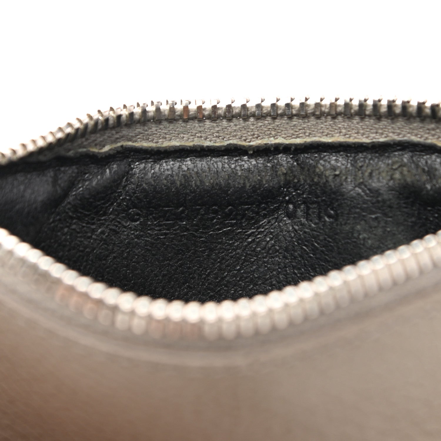 Saint Laurent Grained Calfskin 5 Fragments Zip Pouch Card Holder Kaki Militaire 8 of 12